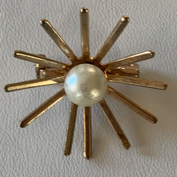 Brooch vintage atomic flower - Picture 4 of 8